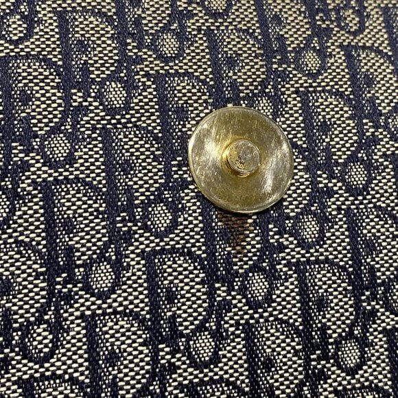 Auth DIOR/ChristianDior Street Chic, Trotter - Navy Cream Dark Brown Jacquard - Picture 12 of 16